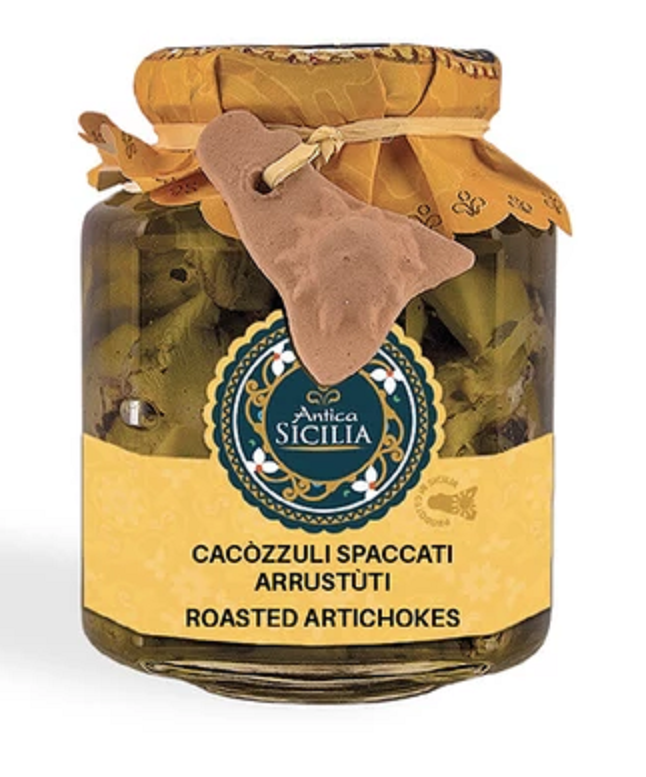 Carciofi spaccati arrostiti "Cacòcciuli spaccati arrustùti" 280gr Antica Sicilia