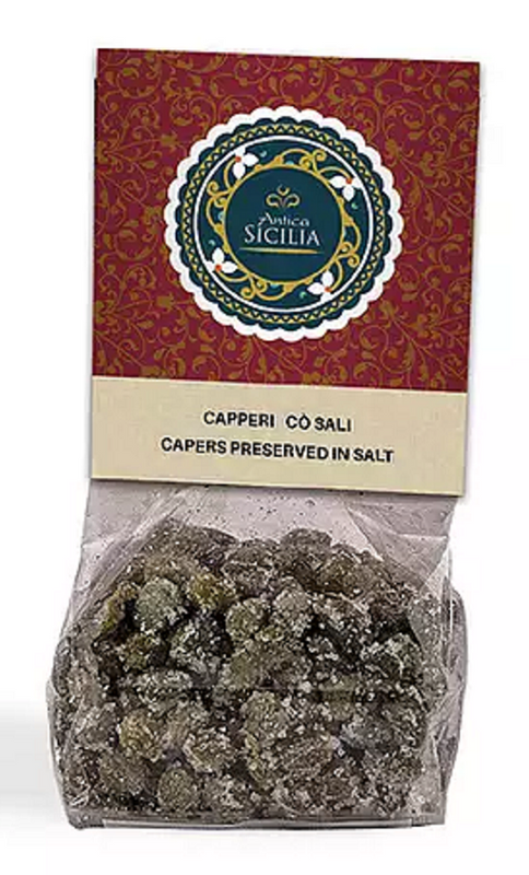 Capperi cò sali (con sale ) 100gr con cavallotto Antica Sicilia