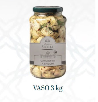 Carciofi a metà alla contadina 3000gr Antica Sicilia