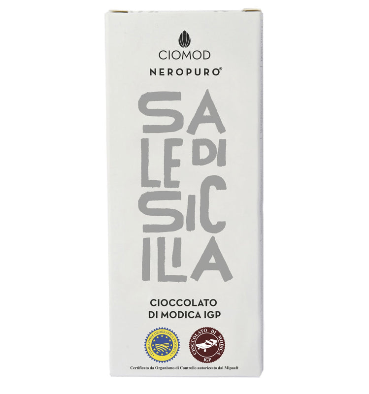 Cioccolato di Modica Al sale di Sicilia 100gr Ciomod