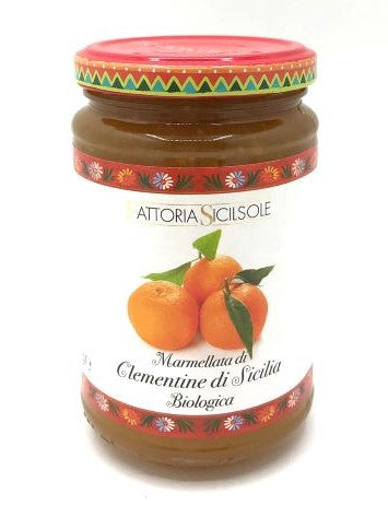 Marmellata di Clementine biologica con zucchero di canna  370gr Fattoria Sicilsole