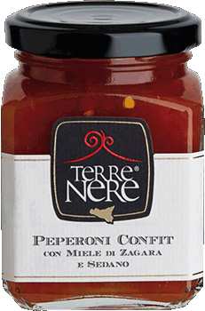 Confettura di peperoni e sedano 240gr Terre Nere
