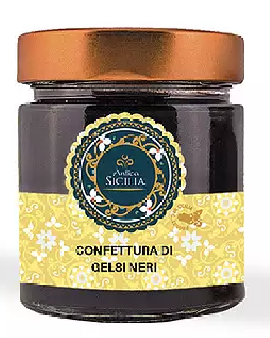 *Confettura extra di gelsi neri 210gr Antica Sicilia