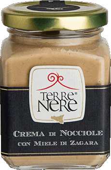 Crema di Nocciole e Miele di Zagara 190gr TerreNere - Prodotti & Sapori di Sicilia ~ I migliori prodotti tipici sicilianiPRODOTTI TIPICI SICILIANI