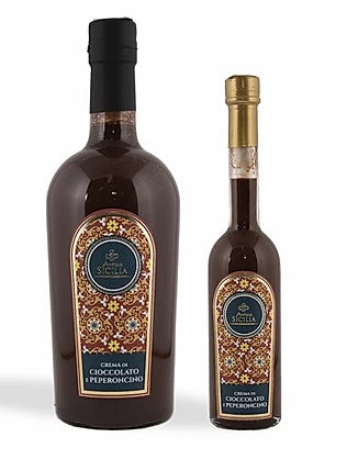 *Crema di liquore al cioccolato e peperoncino 50cl Antica Sicilia