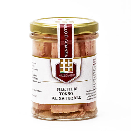 *Filetto di Tonno al naturale 200gr Musciàru