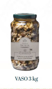 Funghi di muschio alla contadina 3000gr Antica Sicilia