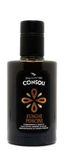 Olio extra vergine di oliva aromatizzato ai funghi porcini 0,25cl Consoli