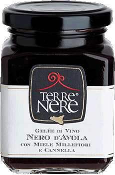 Gelatina di Nero d'Avola e cannella 240gr Terre Nere - Prodotti & Sapori di Sicilia ~ I migliori prodotti tipici siciliani