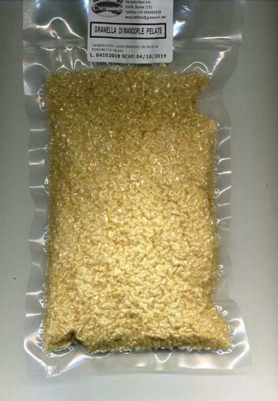 Granella di mandorle pelate 250gr Cartillone