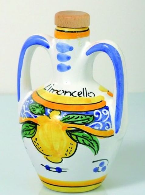 Limoncello in bottiglia di ceramica 20cl Le Antiche Delizie - Prodotti & Sapori di Sicilia ~ I migliori prodotti tipici sicilianiPRODOTTI TIPICI SICILIANI