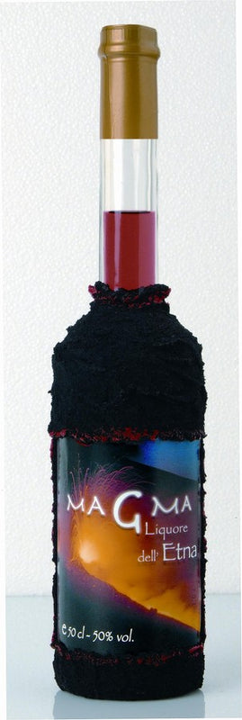 *Liquore dell 'Etna Magma Nonna Rufina Bottiglia in Pietra Lavica 50cl