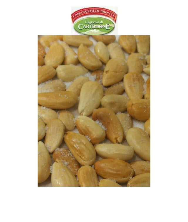 Mandorle pelate tostate e salate 100gr Cartillone