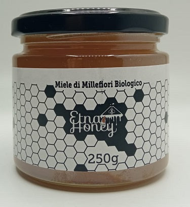 Miele Millefiori Biologico 250gr Etna Honey