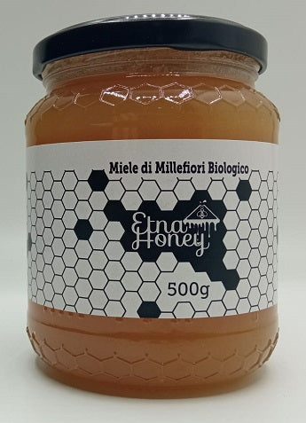 Miele Millefiori Biologico 500gr Etna Honey
