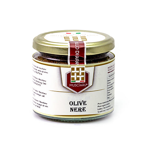 *Olive Nere Alla Contadina in olio 200gr Musciàru