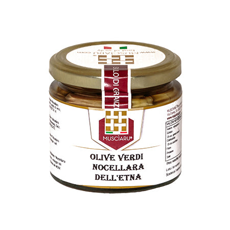 *Olive Verdi Alla Contadina in olio 200gr Musciàru