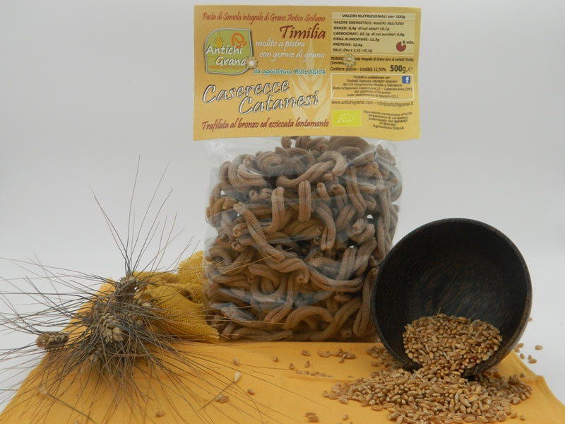 Pasta BIO Casarecce integrali di Timilia 500gr Antichi Granai - Prodotti & Sapori di Sicilia ~ I migliori prodotti tipici sicilianiPRODOTTI TIPICI SICILIANI