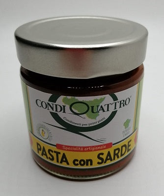 Sugo per pasta con Sarde 200gr Condiquattro