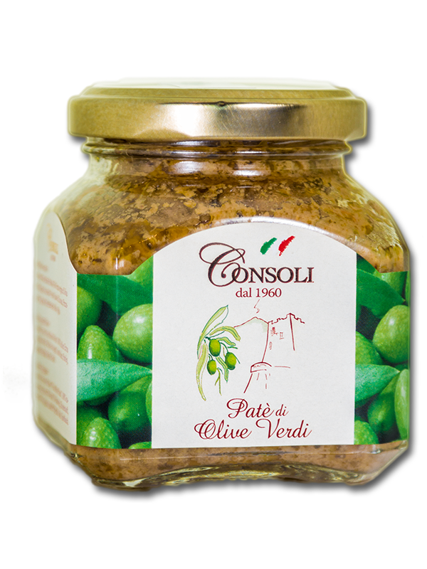 Pate' di olive verdi 190gr Consoli - Prodotti & Sapori di Sicilia ~ I migliori prodotti tipici sicilianiPRODOTTI TIPICI SICILIANI