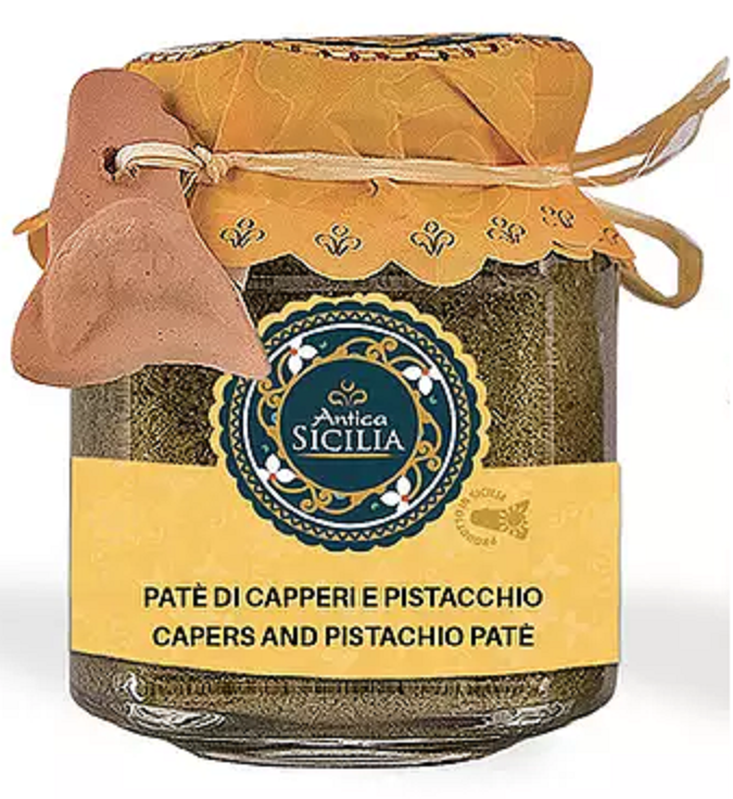 Patè di capperi e pistacchio 180gr Antica Sicilia