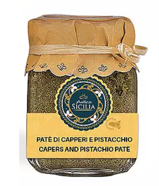 Patè di capperi e pistacchio 90gr Antica Sicilia
