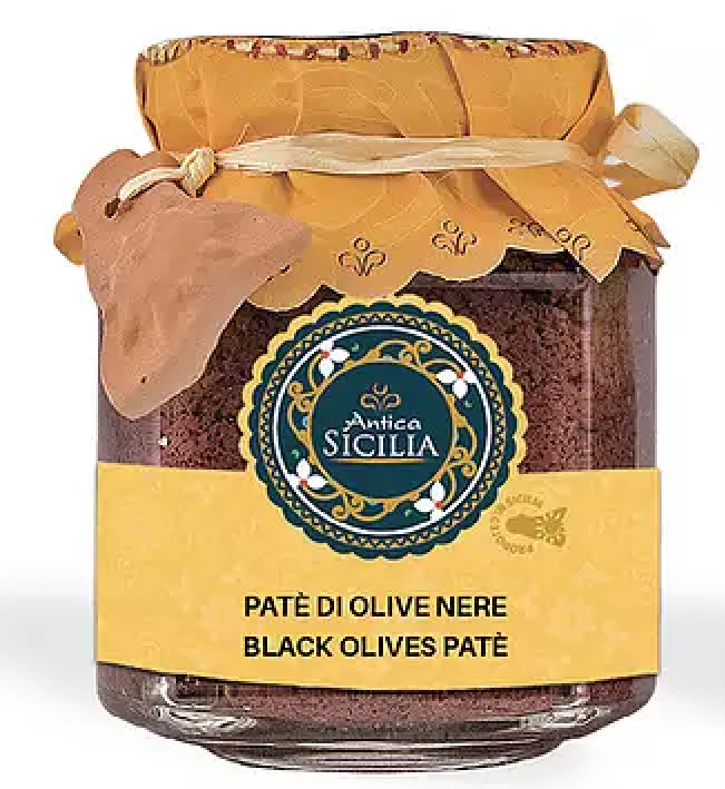 Pate' di olive nere 180gr Antica Sicilia - Prodotti & Sapori di Sicilia ~ I migliori prodotti tipici siciliani