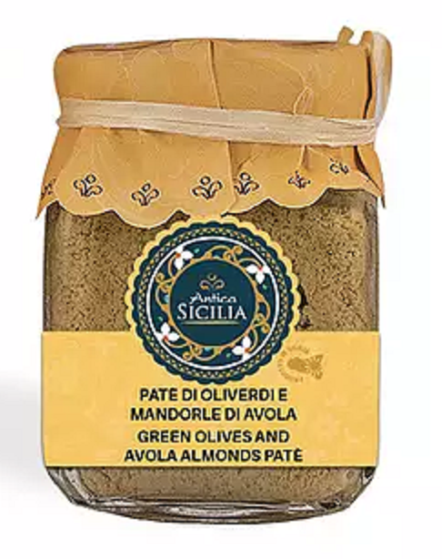 Pate' di olive verdi e mandorle 90gr Antica Sicilia - Prodotti & Sapori di Sicilia ~ I migliori prodotti tipici siciliani