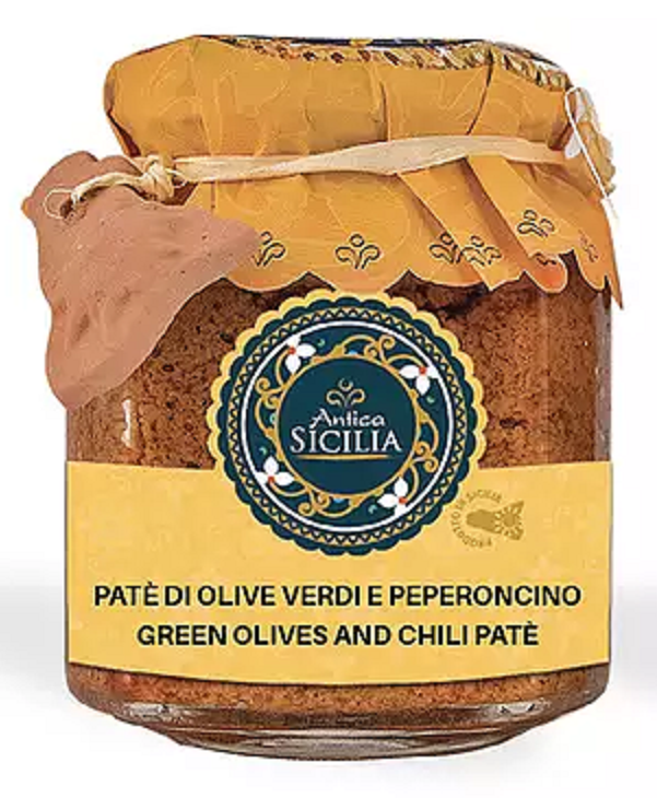 Pate' di olive verdi e peperoncino 180gr Antica Sicilia - Prodotti & Sapori di Sicilia ~ I migliori prodotti tipici siciliani