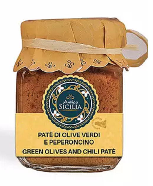 Pate' di olive verdi e peperoncino 90gr Antica Sicilia - Prodotti & Sapori di Sicilia ~ I migliori prodotti tipici siciliani