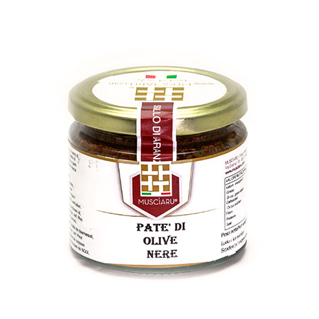 *Pate' di Olive Nere 180gr Musciàru