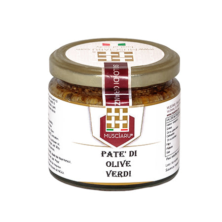 321 Pate' di Olive Verdi 180gr Musciàru