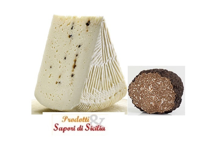 Formaggio Pecorino Primo Sale Al Tartufo 500gr Prodotti e Sapori di Sicilia