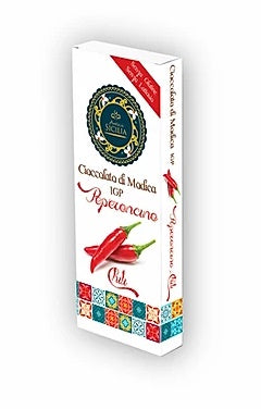 *Cioccolato di Modica I.G.P al peperoncino 100gr Antica Sicilia