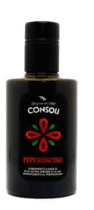 Olio extra vergine di oliva aromatizzato al peperoncino 0,25cl Consoli