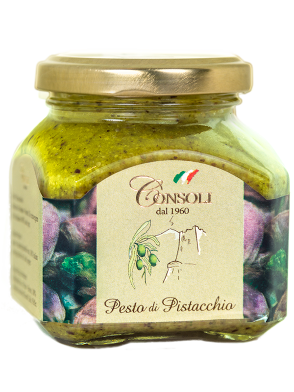 Pesto di pistacchio 190gr Consoli - Prodotti & Sapori di Sicilia ~ I migliori prodotti tipici sicilianiPRODOTTI TIPICI SICILIANI