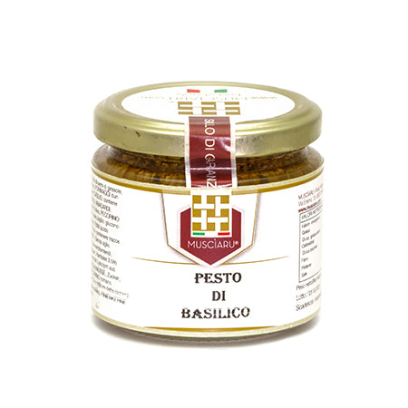 0075 Pesto Di Basilico 180 gr Musciàru