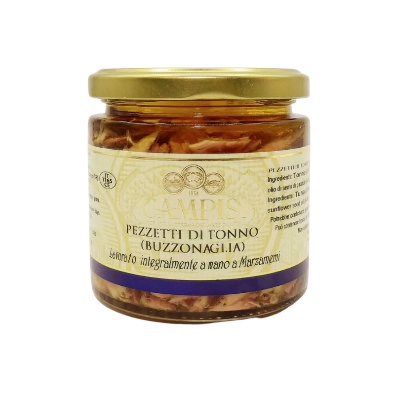 Pezzetti di Tonno Buzzonaglia 220 gr Campisi