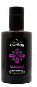 Olio extra vergine di oliva aromatizzato al pistacchio 0,25cl Consoli