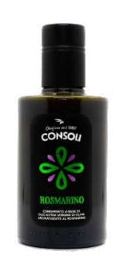 Olio extra vergine di oliva aromatizzato al rosmarino 0,25cl Consoli