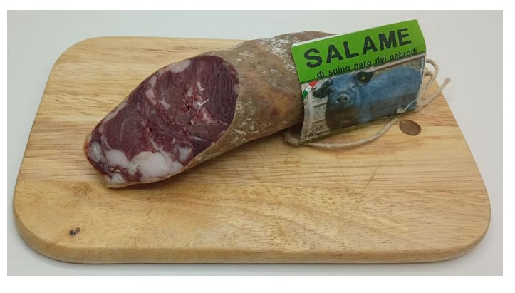 Salame di Suino Nero dei Nebrodi 500gr Prodotti e Sapori di Sicilia