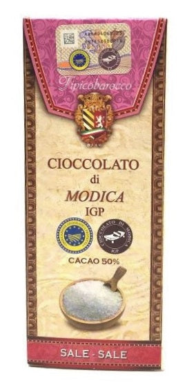 Cioccolato di Modica IGP cacao al 50% barretta al sale 100gr Prodotti Tipici Iblei - Prodotti & Sapori di Sicilia ~ I migliori prodotti tipici sicilianiPRODOTTI TIPICI SICILIANI