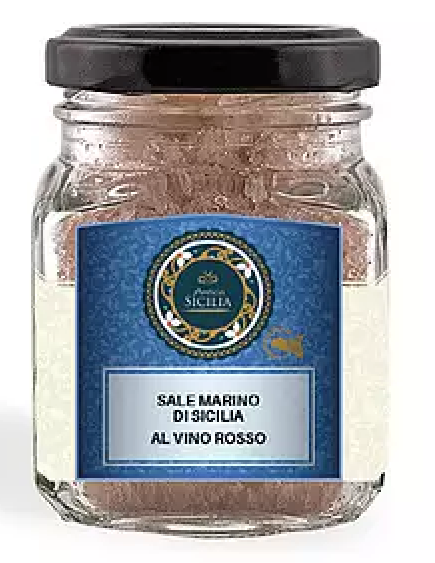 *Sale marino di Sicilia al vino rosso 100gr Antica Sicilia