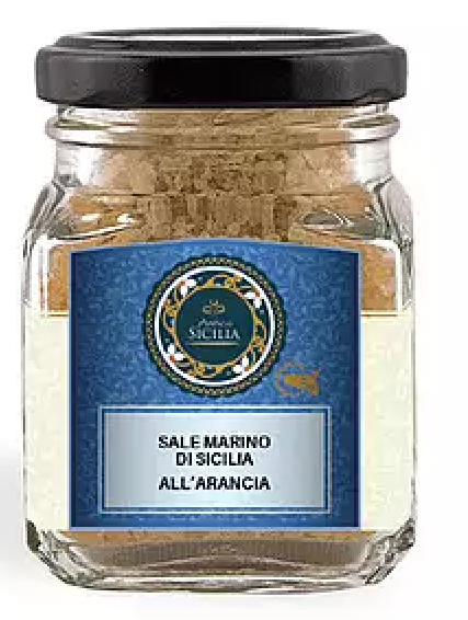 *Sale marino di Sicilia all'arancia 100gr Antica Sicilia