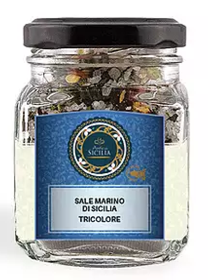 *Sale marino di Sicilia tricolore 100gr Antica Sicilia