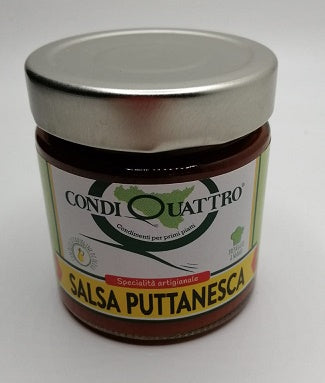Salsa puttanesca 200gr Condiquattro