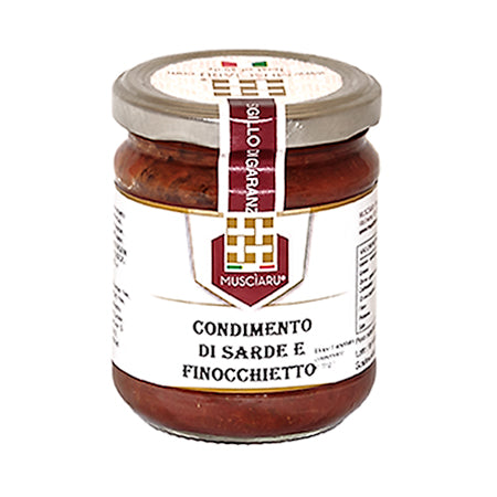 *Condimento con Sarde e Finocchietto 180gr Musciàru