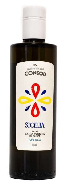 Olio extra vergine di oliva IGP Sicilia 0,50lt Consoli