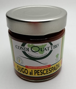 Sugo al Pescespada 200gr Condiquattro - Prodotti & Sapori di Sicilia ~ I migliori prodotti tipici siciliani