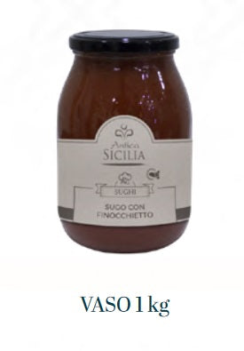 Sugo con finocchietto selvatico 1000gr Antica Sicilia